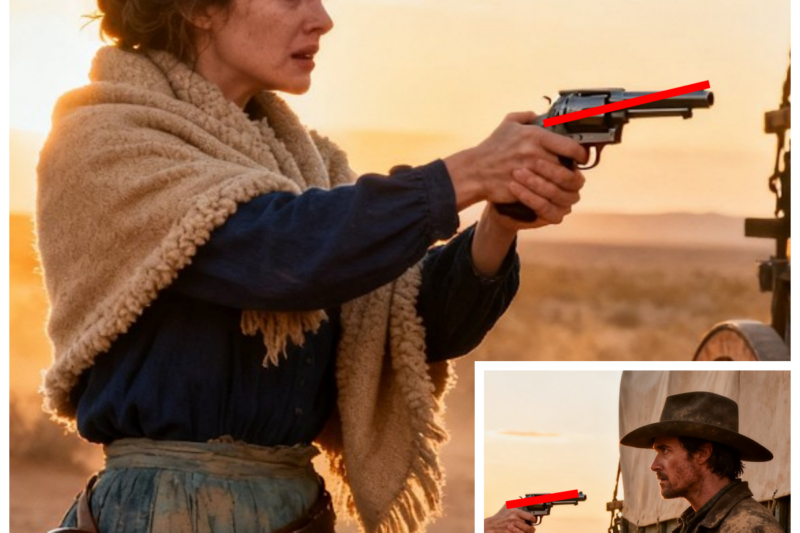 She Pointed a Gun at a Lone Cowboy — Then He Said, “You Forgot My Last Name”