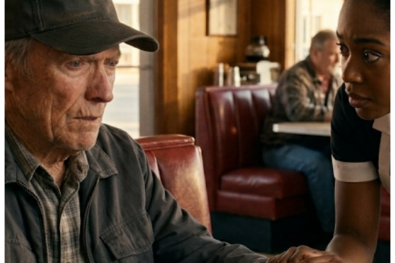 Black Waitress is fired for helping Clint Eastwood next day she gets the shock of her life