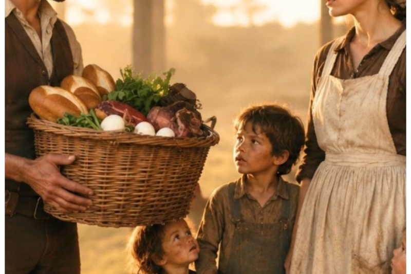“My Babies Haven’t Eaten in Three Days” — She Whispered It to the Wind, and a Cowboy Heard