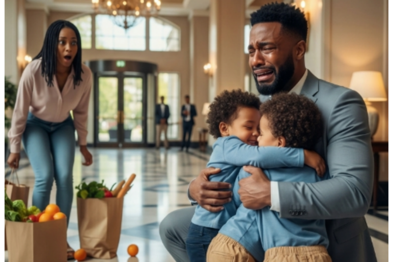 Cute Twins Ran to a Stranger and Screamed — “Mommy, We Found Daddy!”