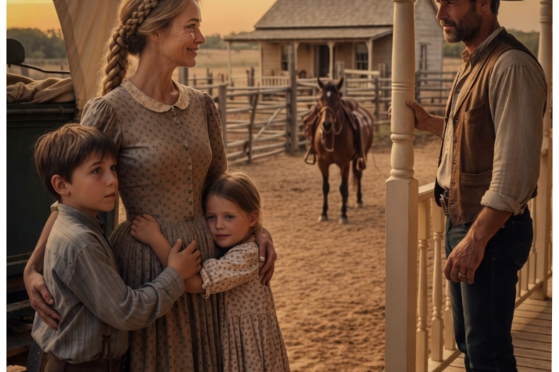 Widow With Two Children Begged for Work, The Lonely Rancher Said You Already Have a Home Here