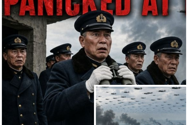 Japanese Admirals Panic as America’s Massive Carrier Fleet Suddenly Engulfs Truk Lagoon