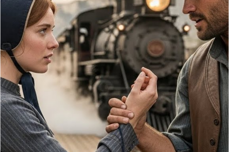 A Cowboy Stopped Her From Boarding The Train Back East, And Asked Her To Give Him A Chance
