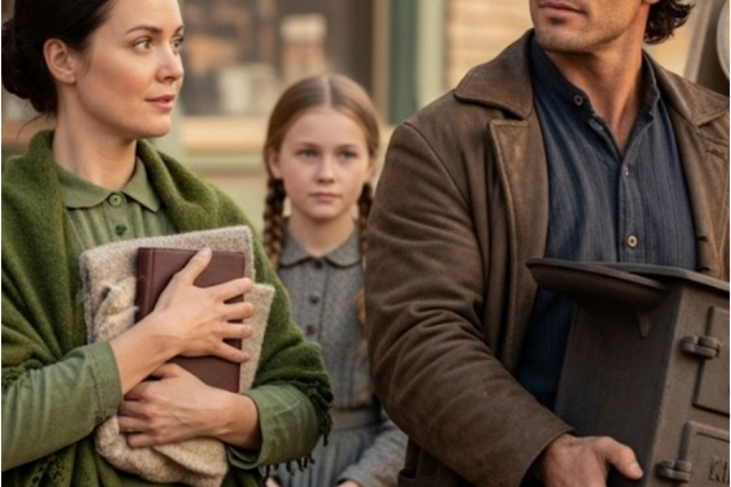 A Widow Asked the Roughest Man in the Territory to Carry One Small Thing – He Carried Everything