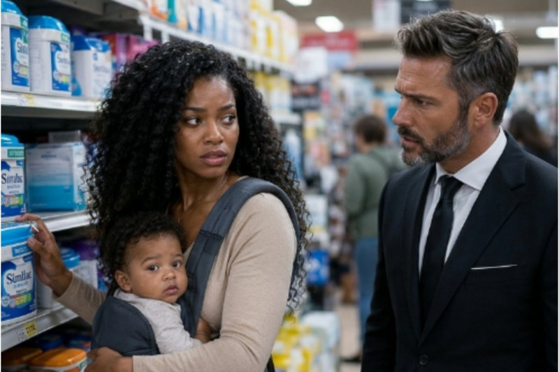 Millionaire CEO Froze in the Store After Seeing His Ex-Wife Return Baby Formula She Couldn’t Afford
