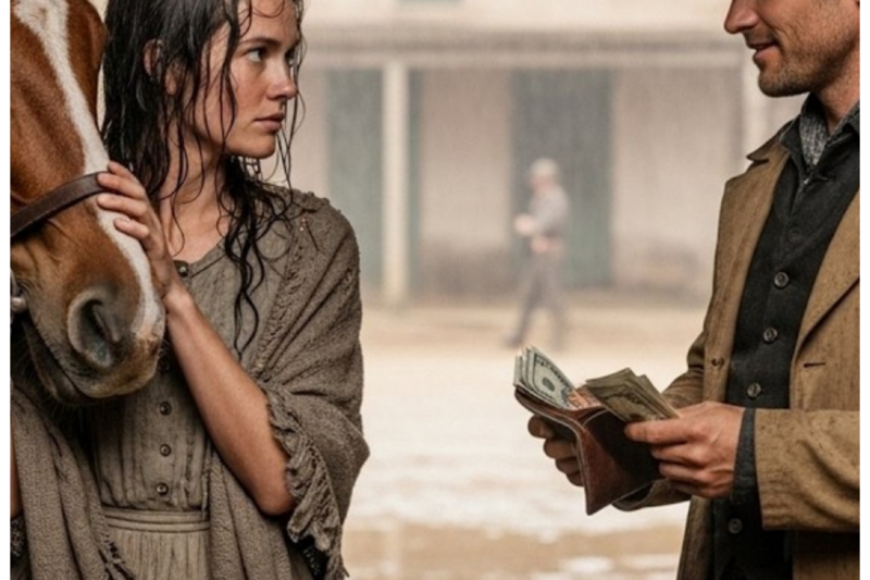 She Was Too Poor To Keep Her Horse, The Cowboy Bought It And Said “Now We Both Belong To You”