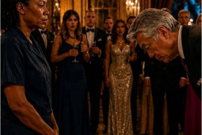 She Humiliated The Cleaning Lady At The Gala…Until The Korean Mafia Boss Walked In