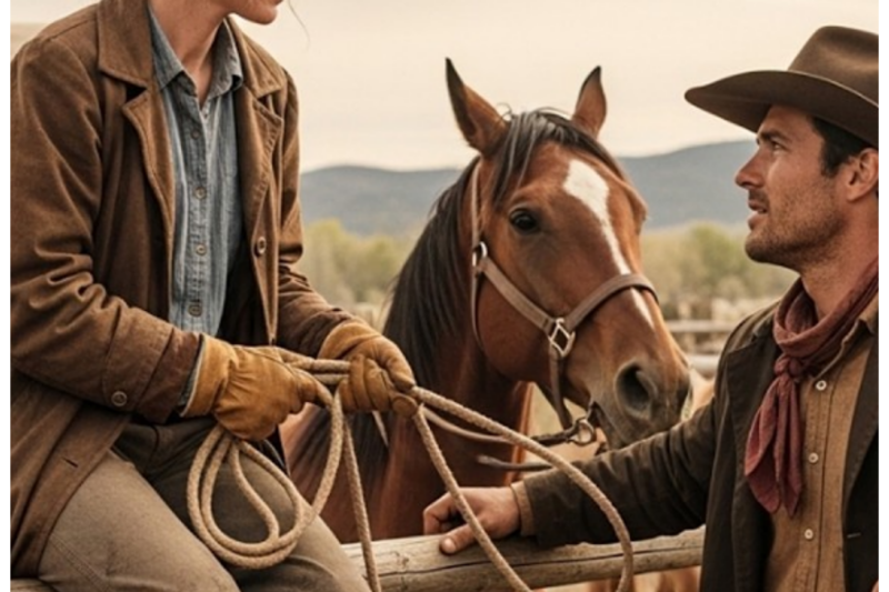 She Was Told the Frontier Would Break Her – She Broke Two Horses Before Noon and Rancher Asked Her
