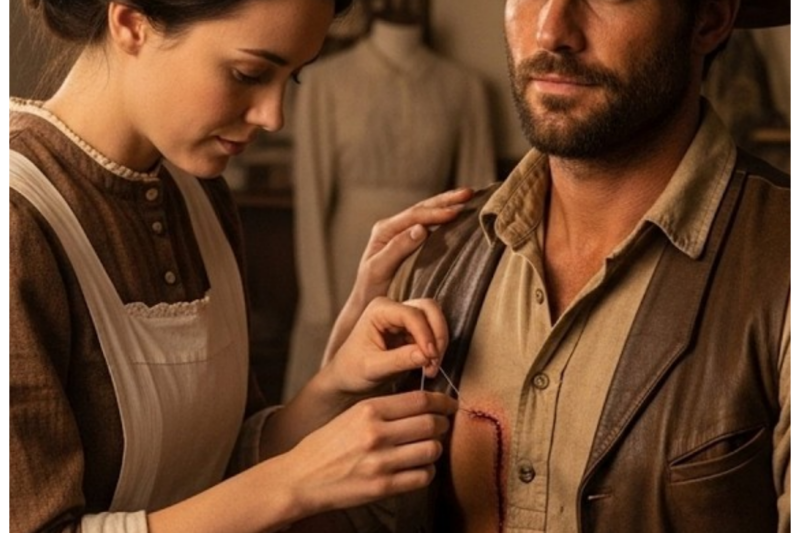 The Seamstress Stitched a Cowboy’s Wound, He Came Back to Have Her Stitch His Heart