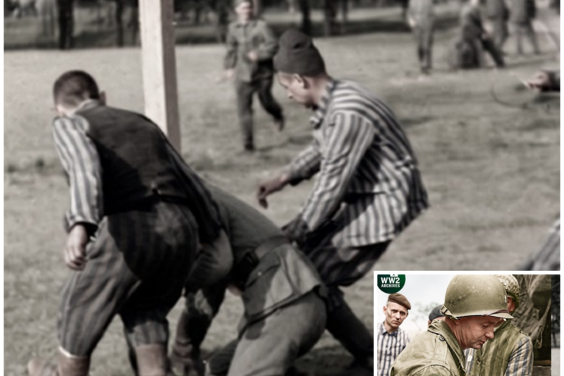 Vengeance After Liberation: Allied Soldiers & Prisoners Execute SS at Nazi Camps – Real Footage