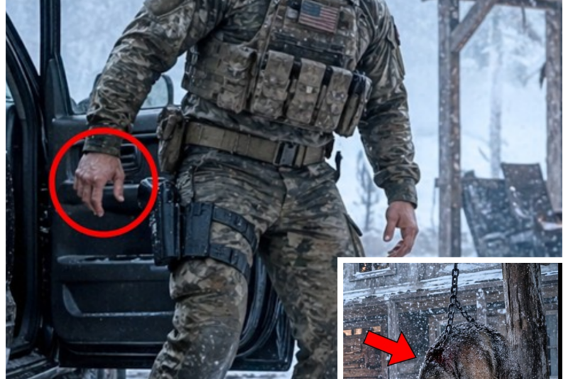 The SEAL came home and found his dog chained in a blizzard — the one responsible left him stunned
