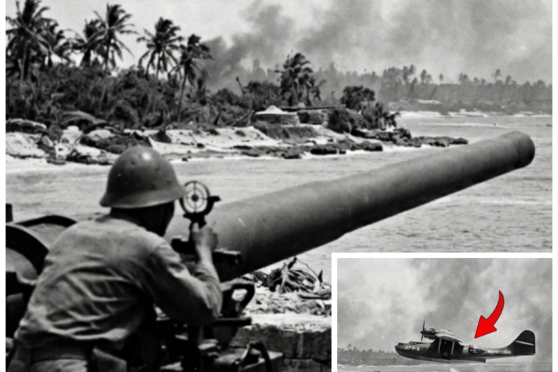 When One American Dove 600 Yards From Japanese Guns — His Landings Saved Them All