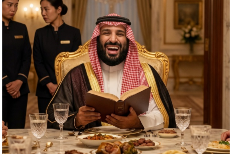 Saudi Royal Reads Bible To Family To Make Fun of Jesus Then This Happened