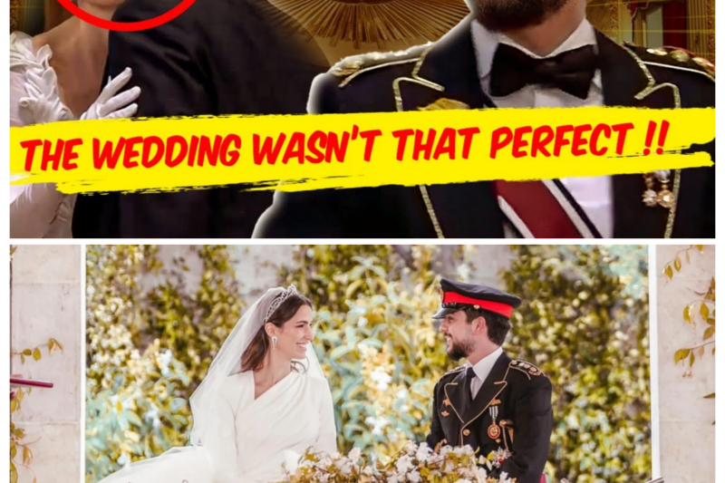 Awkward Moments From The Wedding Of Prince Hussein And Princess Rajwa Al Saif