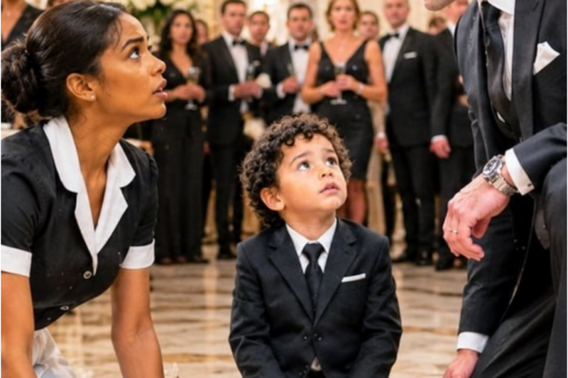 Maid Kept His Child a Secret for 5 Years…What the Billionaire Did Next Will Leave You Speechless
