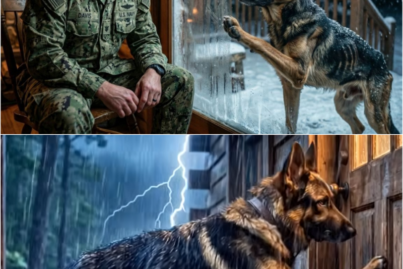 A Starving K9 Knocked on a Retired Navy SEAL’s Door — What Was on His Tag Broke Him