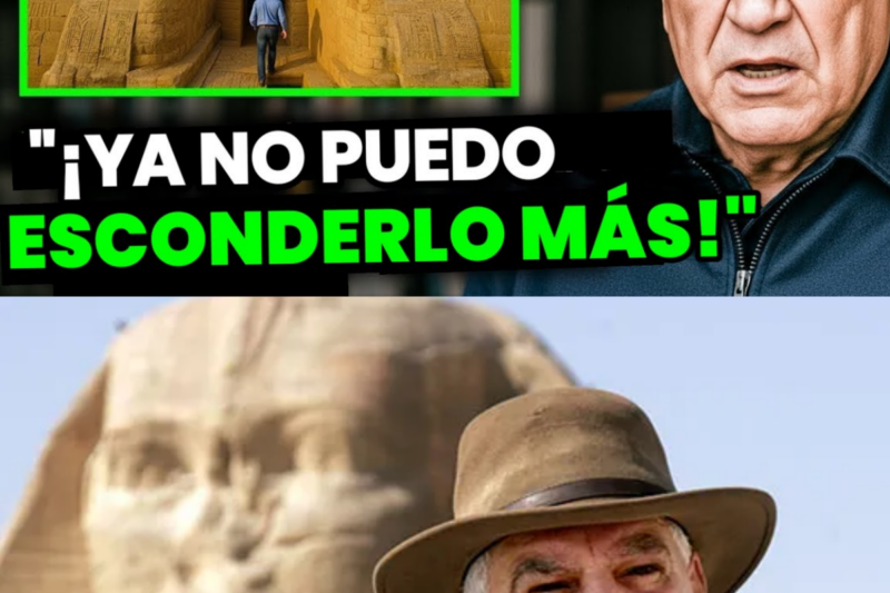 Before I die, I need to tell the truth: Zahi Hawass reveals what lies hidden beneath the Sphinx.