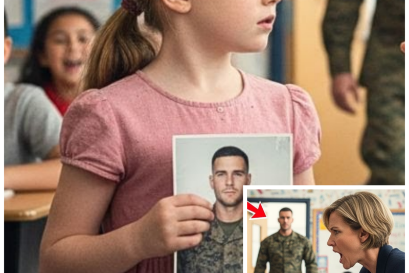 Teacher Mocks Girl: “Your Dad Is Just a Marine” — Freezes When He Walks In With His K9…