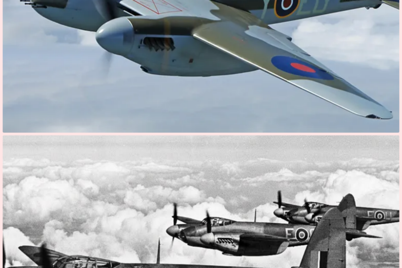 German Pilots Laughed At Canada’s “Wooden” Mosquito, Until Its Four 20mm Opened Up On Them