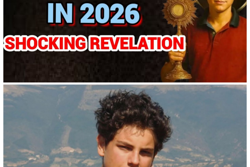 ST. CARLO ACUTIS APPEARS AGAIN IN 2026 – SHOCKING REVELATION
