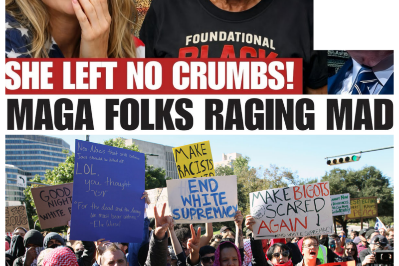 White Supremacists FREAKING-OUT after black Woman Roasts them !