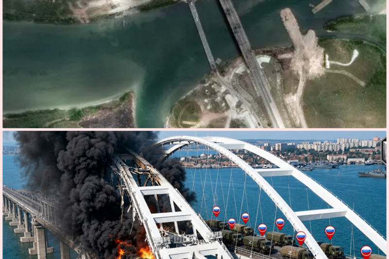 Russian Air Defenses Try to Defend the Crimean Bridge from Ukrainian Missiles – And THIS Happened.