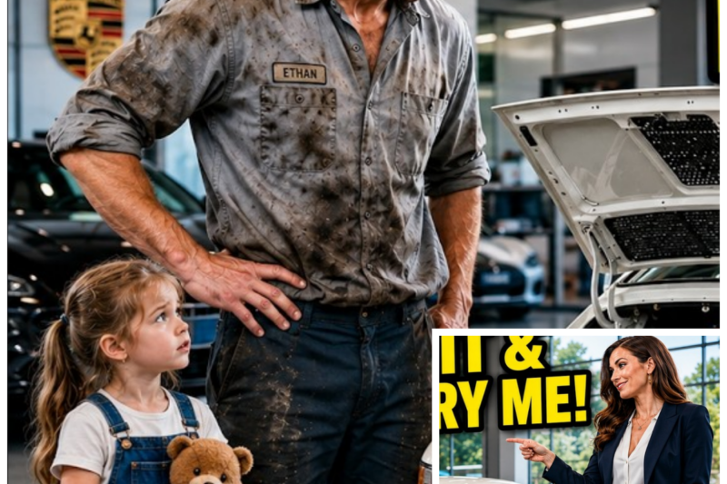 “Fix My Porsche and I’ll Marry You,” the CEO Joked — Then the Single Dad Opened the Hood and Went…