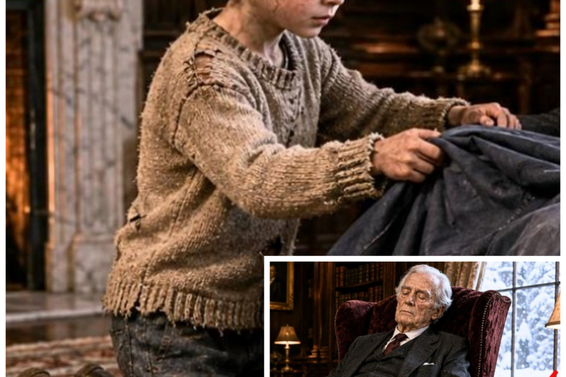 Billionaire Pretended to Sleep to Test a Poor Boy — What the Boy Did Made Him Cry All Night