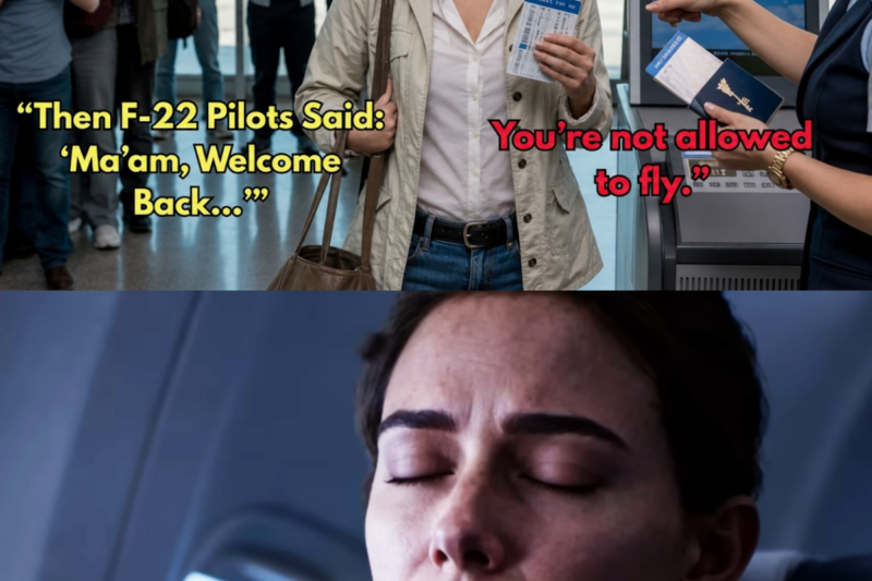 She Was Grounded for Life — Until an F-22 Pilot Called Her Name..!