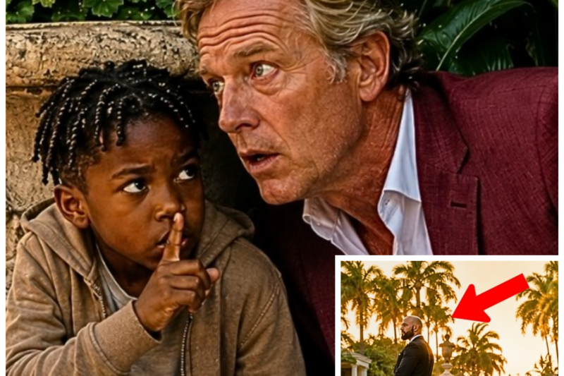 “Don’t move, follow me” The Black Boy Told The Millionaire — Seconds Later, He Was Speechless