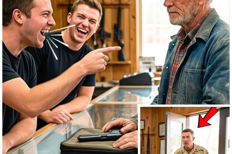 They Laughed at the Old Farmer in the Gun Shop — Until the Veteran Owner Walked in and Froze