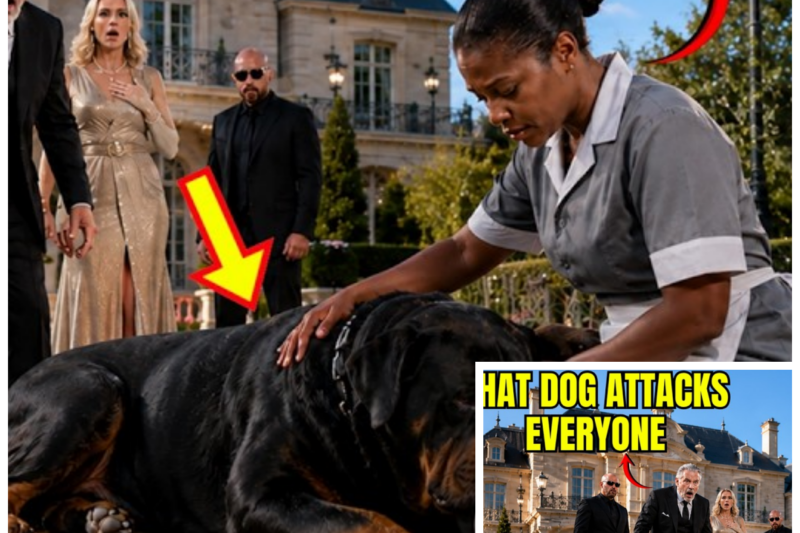The Mafia Boss’s Dog Attacked Everyone Who Came Near — Until the New Black Maid Knelt Beside It