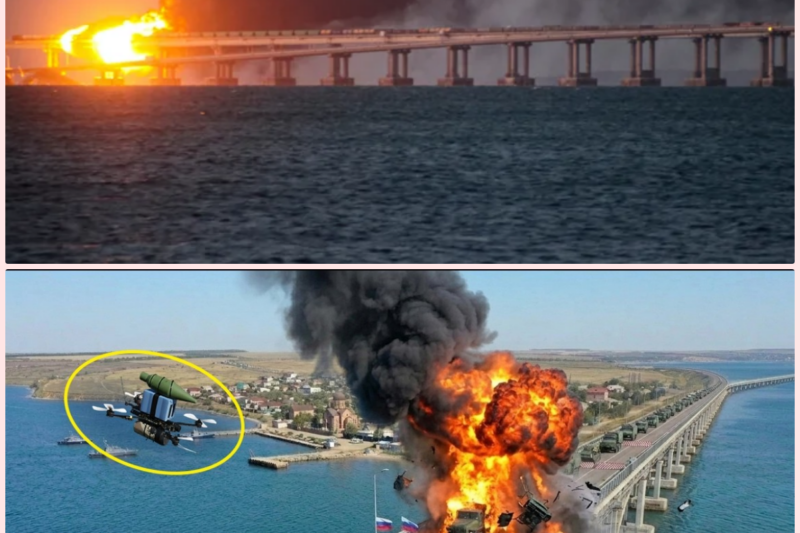 Ukraine Waited for Russia’s Military Supply Convoy at the Last Bridge Linking Crimea—Then Blew It Up