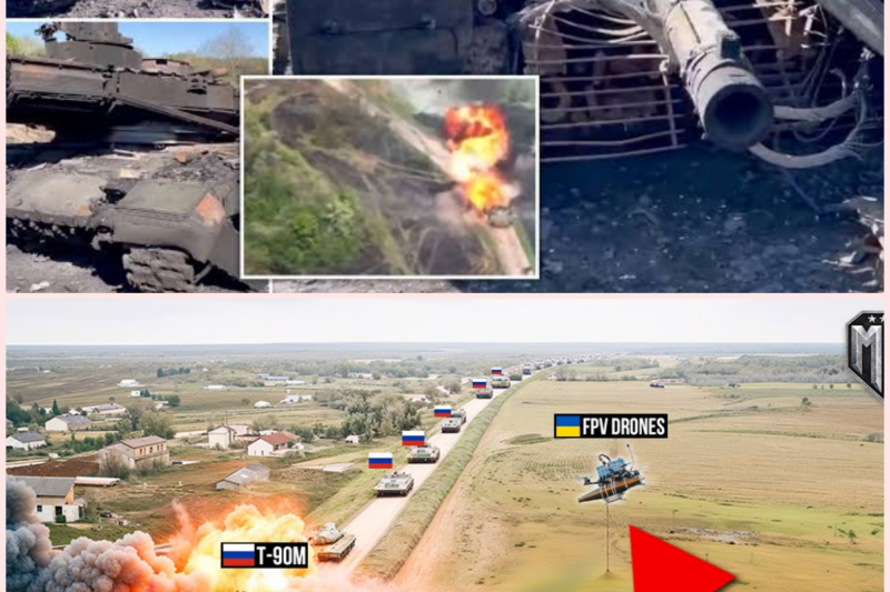 Russian “INVINCIBLE” T-90M Tanks Break Through Ukrainian Drone Defenses – Then THIS Happened…