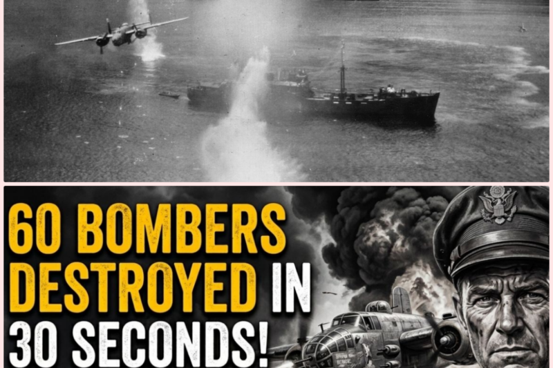 How 60 Japanese Bombers Were Caught With Engines Running — Wewak 1943 Massacre